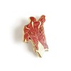 Pinsanity Back Torso Muscle Anatomy Enamel Lapel Pin
