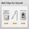 Belt Clips for Dewalt, 6pcs 304 Stainless Steel Drill Tool