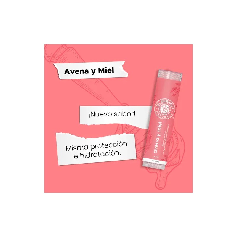 Bálsamo Labial Protector Huméctame Natural para Labios Dr. Akermans Pack
