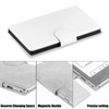 BOZHUORUI Case for 4.3" XTEINK X4,PU Leather Magnetic Cover,White