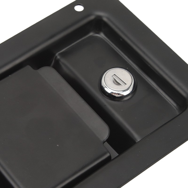 Tool Box Handle Latch with 2 Keys Flush Mount Steel