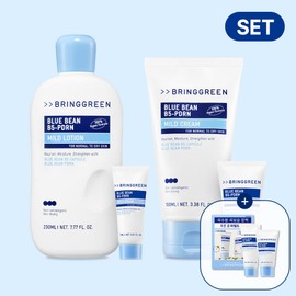 Bring Green [Blue Bean SET] Bringgreen Blue Bean B5-PDRN Mild Lotion 230ml + Cream 100ml 2-Piece Set