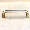Satin Brass Cabinet Hardware Wire Handle Pull - 3 1/2"