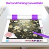 Diamond Painting Canvas Roll Holder – Anti-Roll Canvas Ring Organizer