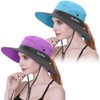 IYEBRAO Pack of 2 Ponytail Sun Hat Women's UV Protection