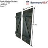 BarnwoodUSA | Rustic Farmhouse Window Shutters (Set of 2) |