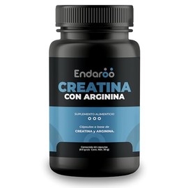 Creatina + Arginina | 60 Cápsulas | Fórmula para Rendimiento Deportivo y Energía Muscular | Apoyo para Fuerza, Resistencia y Entrenamiento | Suplement