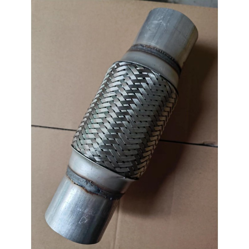 2.5" x 6" Exhaust Flex Pipe Stainless Steel 10" Corrugated