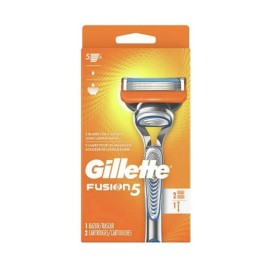 Gillette 1x Two Cartridge Gillette Men Fusion 5 Razor, 1 Razor Handle Precision Trimmer
