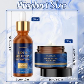 Serum Das Original, Serum Soforteffekt Gesicht, Anti Aging Solution Facial Reduce Wrinkles, Soforteffekt Gesicht für Alle Hauttypen (serum+Creme)