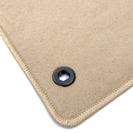 Unbranded For 22-25 Honda Civic Beige Nylon Floor Mat Carpet Non-slip Front Rear 4PCS