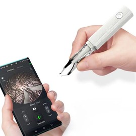 Gray Hair Removal Tweezers with 1080p Camera, Smart Wireless Visual Tweezer, Ultimate Accuracy, Delicate Work, Japanese Instruction Manual (English Language Not Guaranteed)