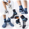 GoGou Mens Trainer Socks 5 Pairs Cushioned Running Socks Comfortable