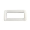 3/4 inch 20mm White Rectangle Plastic Dee Ring D Webbing
