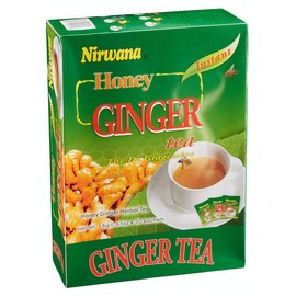Honey Ginger Tea – Soothing Herbal Blend with Lemon and Ginger | Caffeine-Free Wellness Tea for Relaxation and Digestive Comfort | 40 Tea Bags