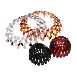 BIUDECO 4Pcs Women Hair Bun Clips Bird Nest Claw Clips for Effortless Styling and Reliable Grip for Buns and Ponytails Everyday Wear and All Hair Types