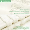 Dynamene Extra Wide Shower Curtain - 108x72 Inches Width Tufted