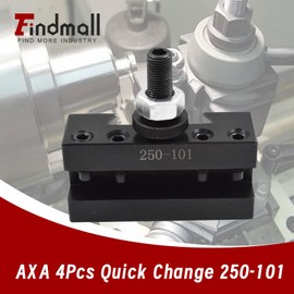findmall AXA 4Pcs #1 Quick Change 250-101 Tool Post Turning Facing Holder Fit for Use with AXA Tool Post 250-100 250-111