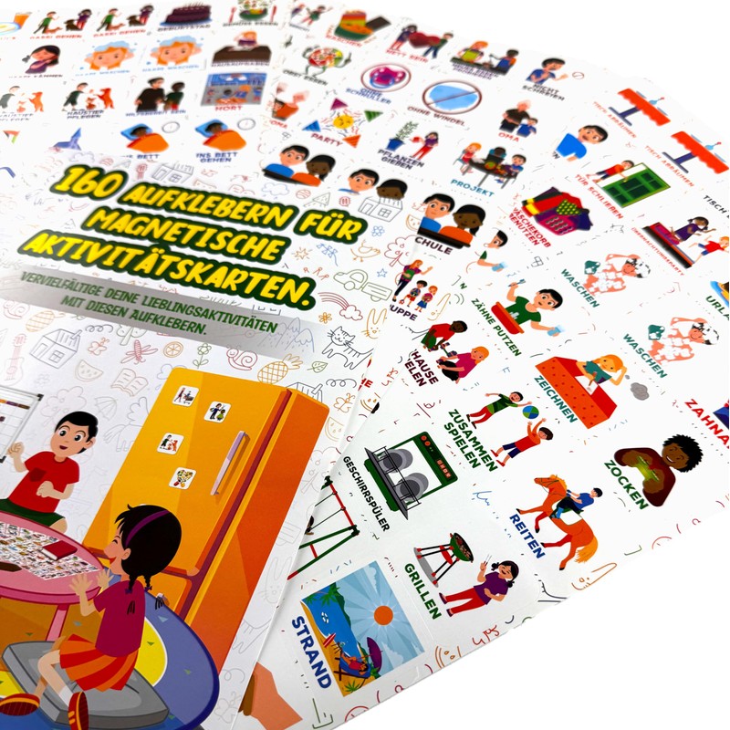Smarfer - 160 x Stickers for Children & Toddlers -