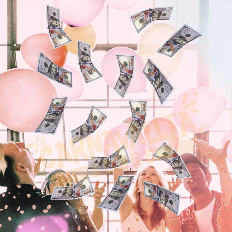 100 Billetes Juguete Dinero Didácticos Dólar Papel Utilería