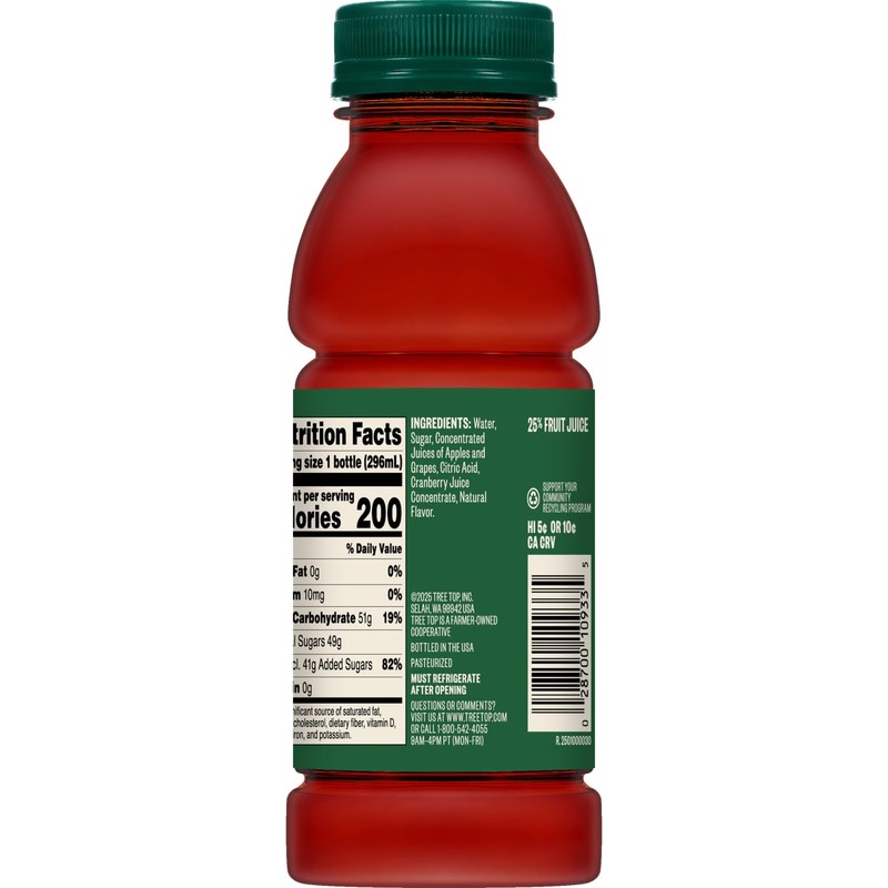 Tree Top Cranberry Cocktail, 10 oz, 24 count