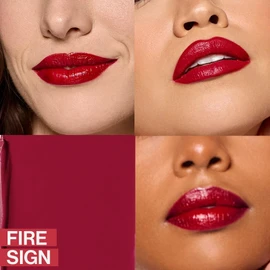 wet n wild Mega Last Rich Satin Lip Color, Rich Creamy Color with Satin Finish, Infused with Vitamin E & Moisturizing Argan Oil, Lightweight, Silky-Smooth, Vegan & Cruelty-Free - Fire Sign