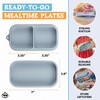 Travel Silicone Portable Feeding Supplies - Toddler Suction Plates, Silicone
