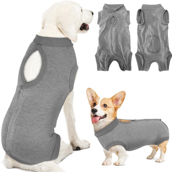 Lukovee Dog Recovery Suit, Onesie Surgery Recovery Suit for Female