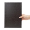 4x Faux Leather Placemats 300x200mm Brown Table Rectangular Coaster Restaurant