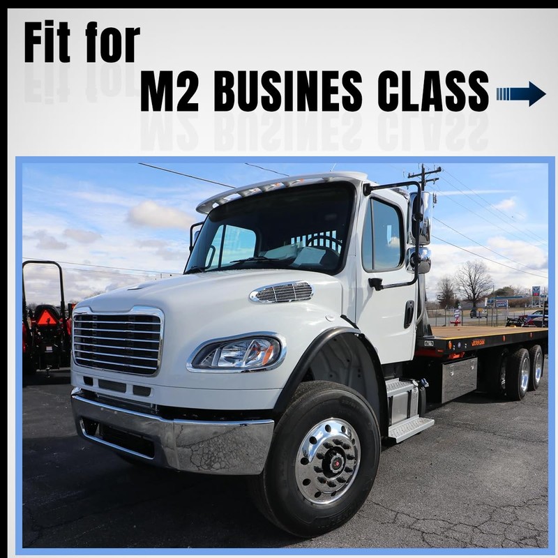 Right Black Mirror Bracket Replacement Fit for 2004-2016 Freightliner M2