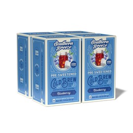 Southern Breeze Blueberry Cold Brew Sweet Tea Blueberry Iced Tea with Black Tea and Zero Carbs Zero Sugar, 20 Individually Wrapped Tea Bags Pack of 4