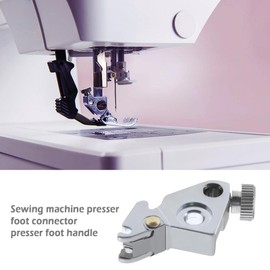 ECSiNG Low Shank Snap-on Presser Foot Holder 98-694886-00 Compatible with PFAFF Household Sewing Machine Replacement Accessories Stainless Steel Silver