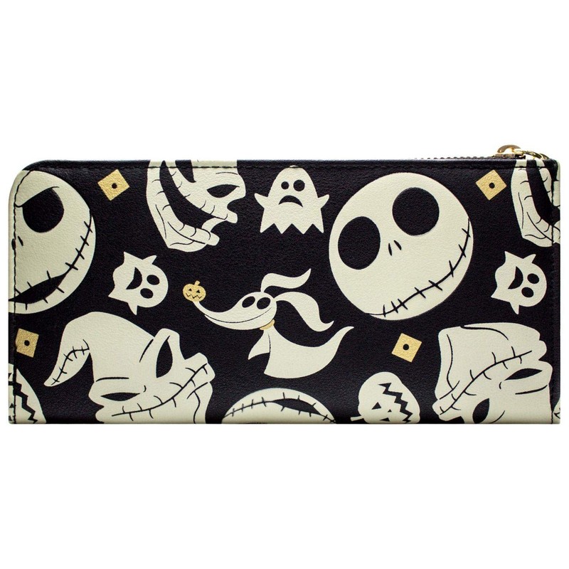 Nightmare Before Christmas Jack Oogie and Zero Metal Emblem Purse