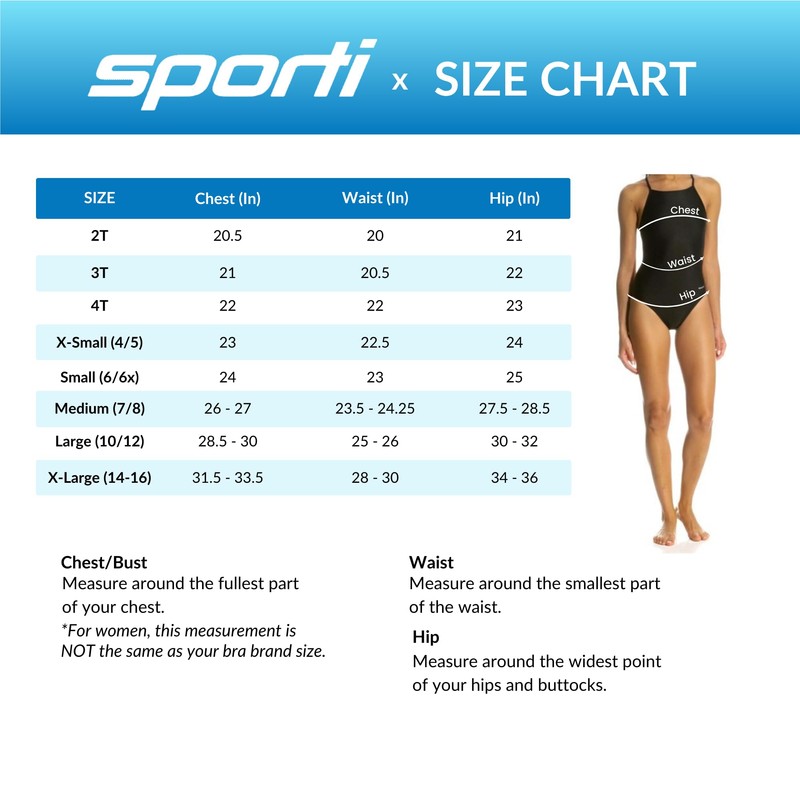 Sporti Girls' Solid Racer Back One-Piece Swimsuit - Bathing Suits