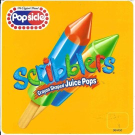 Popsicle Classic Scribblers Popsicle Ice Cream Truck Sticker  6" x 6"