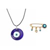 Turkey Evil Eye Brooch Pins Blue Lucky Eyeball Hands Brooch