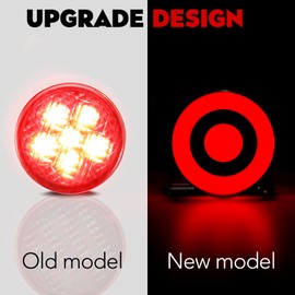 A & UTV PRO LED Tail Lights for Kawasaki Teryx Teryx 4 2012-2016, Rear Brake Stop Taillight Lamps Accessories, Smoked, 2PCS