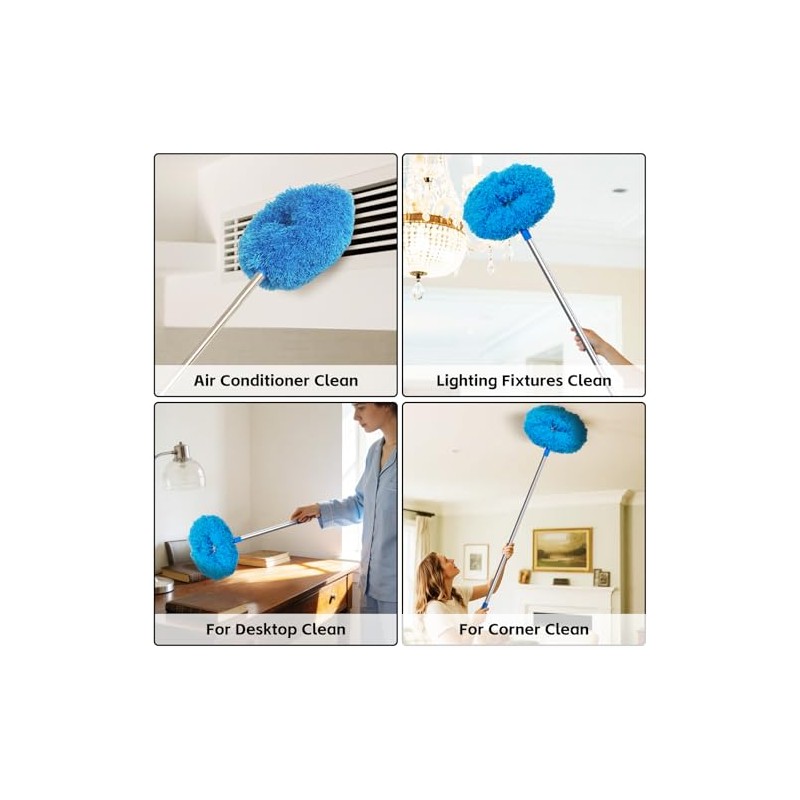 DRQ Ceiling Fan Cleaner Duster with Extension Pole