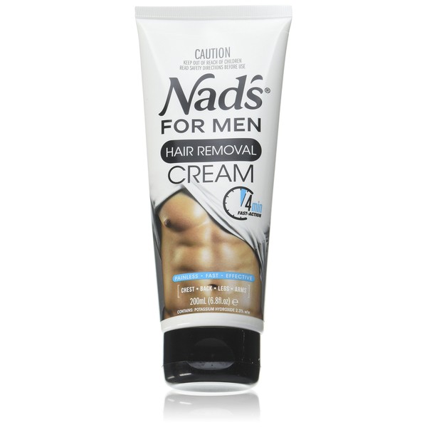 Nad's for Men Hair Removal Cream 6.8 oz (Pack of 2)