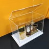 Clear Acrylic Display Case-Assemble, Top Cove Openable Door, Thickened Base,