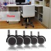 Replacement Swivel Roller Wheels for Office Chairs Internet Cafe White (SE01190) 100ea