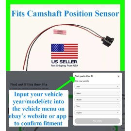 Custom Kit fits Ford Camshaft Position Sensor Connector Pigtail Plug Harness Wiring Cam