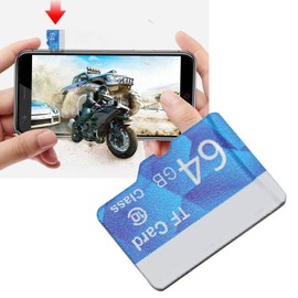 Yoidesu Micro Tarjeta de Memoria de Alta Velocidad Resistente Al Agua Resistente a los Golpes para Cámaras, Teléfonos, GPS, Tabletas, Drones (32 128 GB) (64 GB)