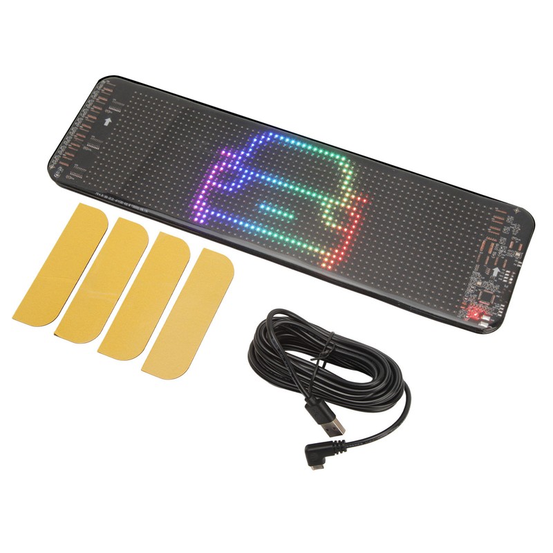 LED Car Sign Flexible Bluetooth App Control Programmable Scrolling Panel