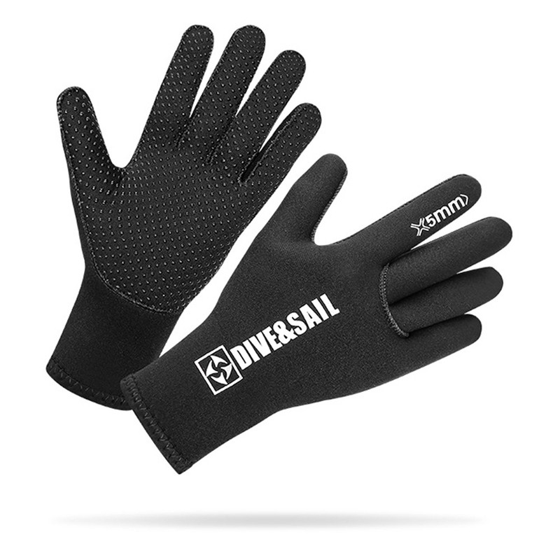 5MM Diving Gloves Warm Anti-scratch UPF 50+ UV Protection Cold