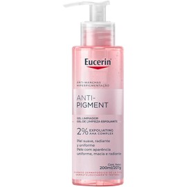 Eucerin Anti-Pigment Gel Limpiador Facial 200ml Exfoliante Gentil Anti Manchas. Reducción de manchas oscuras, unifica el tono natural ideal para todo tipo de piel