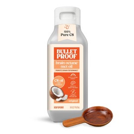 Bulletproof Brain Octane Oil, Reliable and Quick Source of Energy, Ketogenic Diet, More Than Just MCT Oil (16 Ounces)