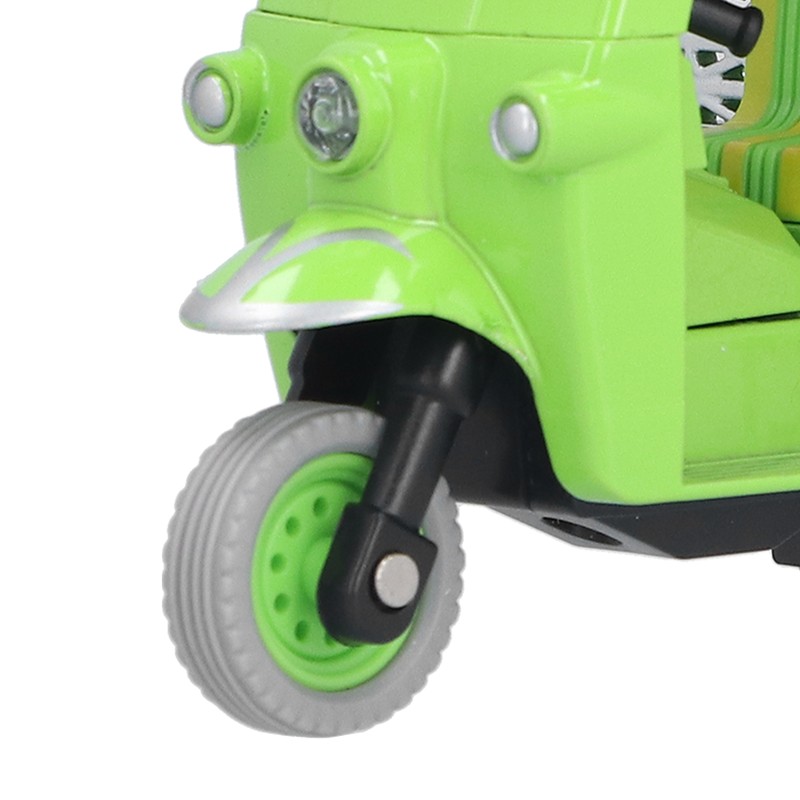 Pull Back Thai Tricycle Simulation Alloy Tuk Tuk Car Model