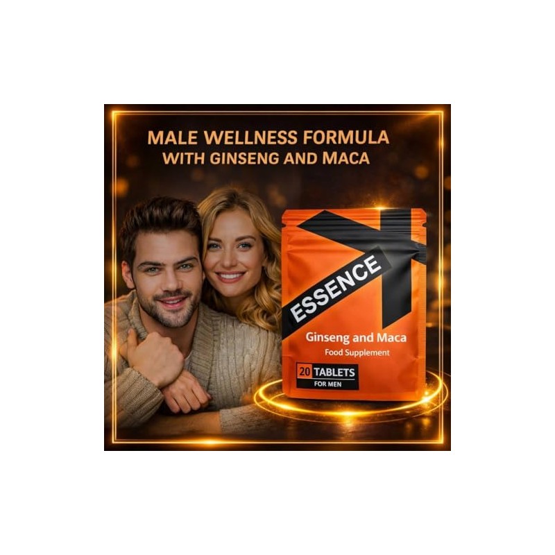Ginseng Tablets Food Supplement for Men – 20 Tablets –