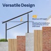 VIVOHOME 2-Pack Hand Rails for Outdoor Steps, Wrought Iron Railing,